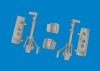 Eduard 6481074 P-40E undercarriage legs PRINT EDUARD 1/48